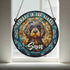 Cockapoo Black Memorial Stained Glass Effect Suncatcher
